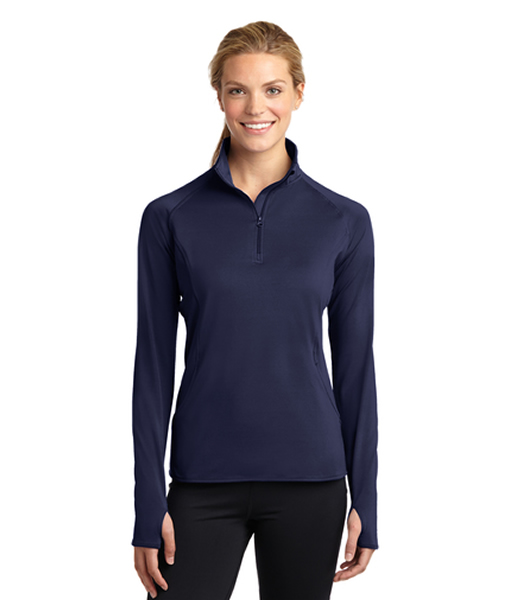 LST850 Sport-Tek® Ladies Sport-Wick® Stretch 1/2-Zip Pullover