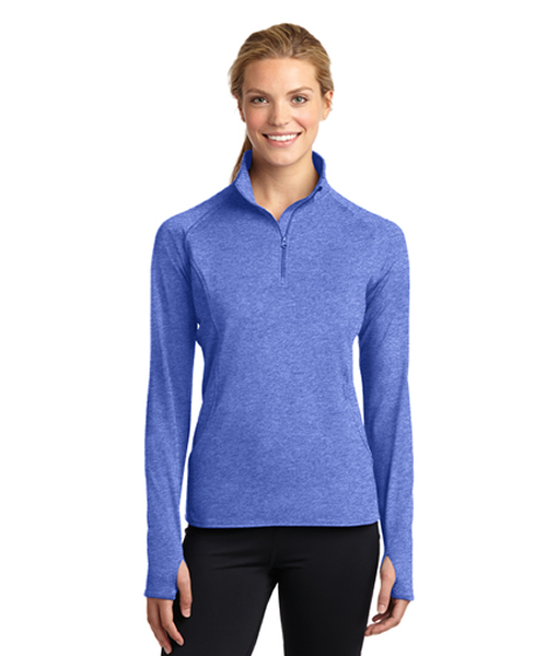 LST850 Sport-Tek® Ladies Sport-Wick® Stretch 1/2-Zip Pullover