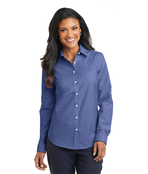 L658 Port Authority® Ladies SuperPro™ Oxford Shirt