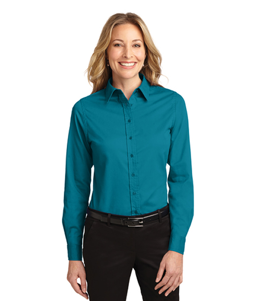 L608 Port Authority® Ladies Long Sleeve Easy Care Shirt