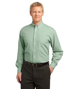 S639 Port Authority® Plaid Pattern Easy Care Shirt