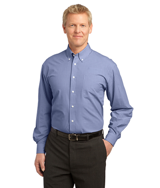 S639 Port Authority® Plaid Pattern Easy Care Shirt