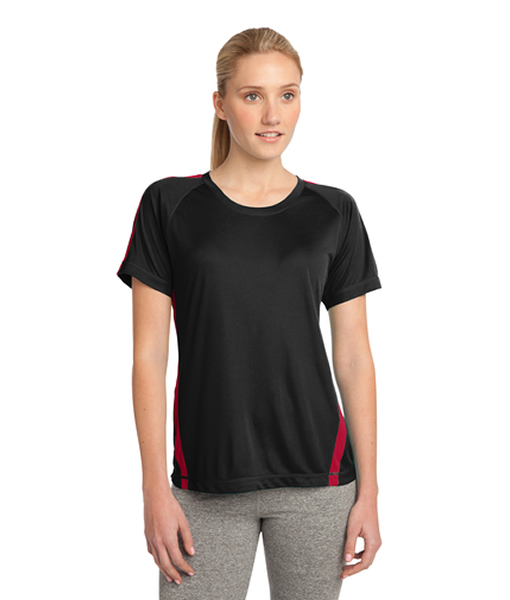 LST351 Sport-Tek® Ladies Colorblock PosiCharge® Competitor™ Tee