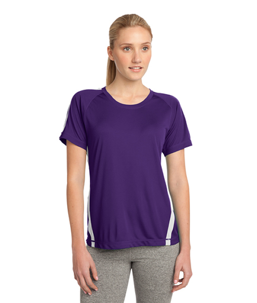 LST351 Sport-Tek® Ladies Colorblock PosiCharge® Competitor™ Tee