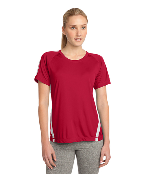 LST351 Sport-Tek® Ladies Colorblock PosiCharge® Competitor™ Tee