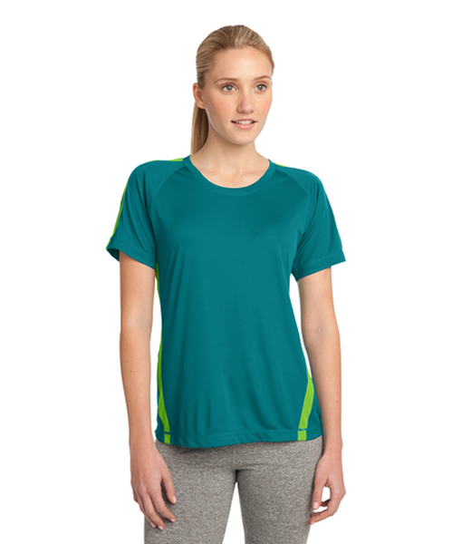 LST351 Sport-Tek® Ladies Colorblock PosiCharge® Competitor™ Tee