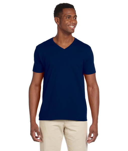 G64V Gildan Adult Softstyle® 4.5 oz. V-Neck T-Shirt