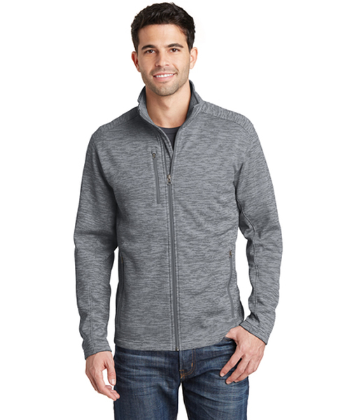 F231 Port Authority® Digi Stripe Fleece Jacket