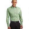 S647 Port Authority® Fine Stripe Stretch Poplin Shirt