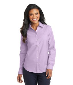 L658 Port Authority® Ladies SuperPro™ Oxford Shirt