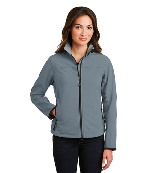 is constructed from a polyester stretch woven shell, which is then bonded to polyester microfleece