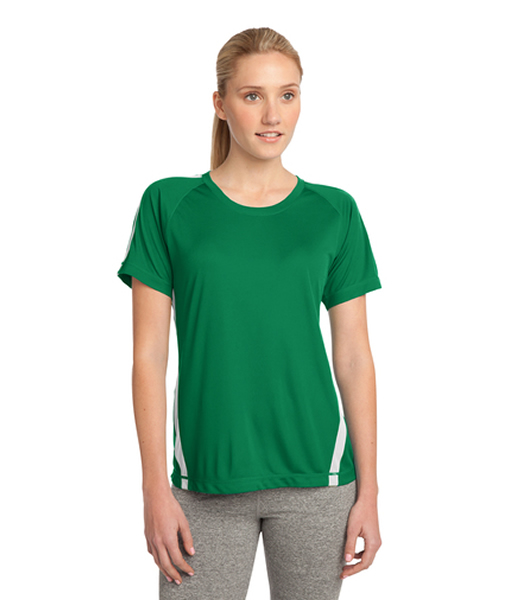 LST351 Sport-Tek® Ladies Colorblock PosiCharge® Competitor™ Tee