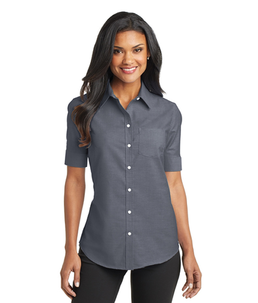 L659 Port Authority® Ladies Short Sleeve SuperPro™