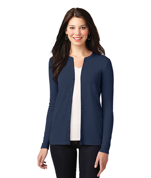 LM1008 Port Authority® Ladies Concept Stretch Button-Front Cardigan