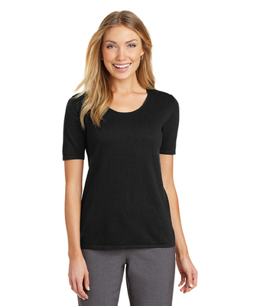 LSW291 Port Authority® Ladies Scoop Neck Sweater