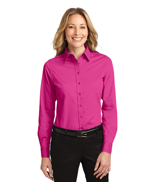 L608 Port Authority® Ladies Long Sleeve Easy Care Shirt