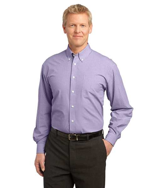 S639 Port Authority® Plaid Pattern Easy Care Shirt