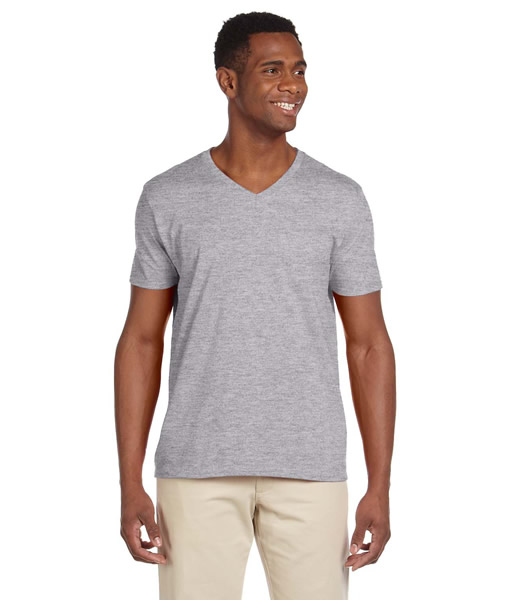 G64V Gildan Adult Softstyle® 4.5 oz. V-Neck T-Shirt