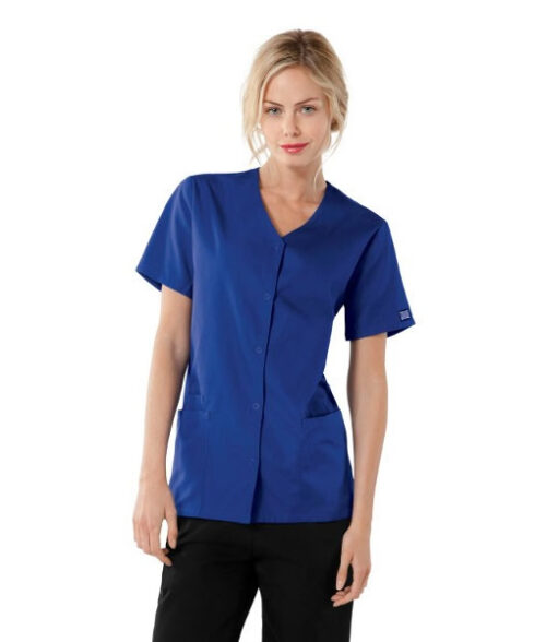 4770 Cherokee Workwear Snap Front