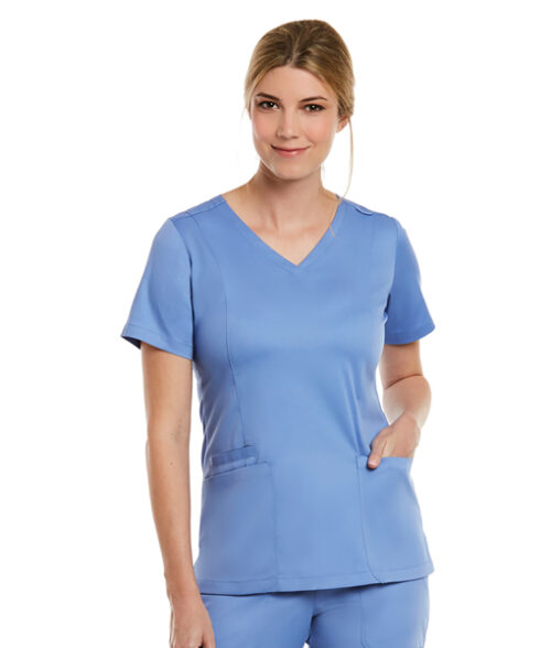 Maevn Matrix Women's Double V-Neck Top