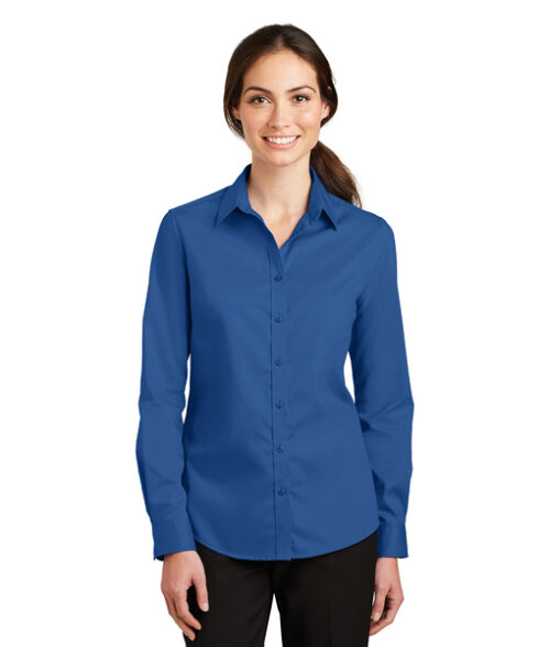 L663 Port Authority® Ladies SuperPro™ Twill Shirt